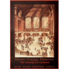 Grand Central Station poster - NYCL, 1927