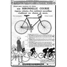 Hirondelle fietsen advertentie - Le Chasseur Français - 1928 