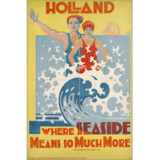Holland Seaside poster - 1930