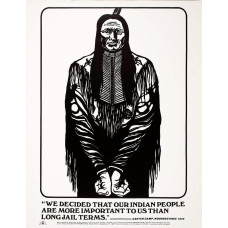 AIM actie poster - Wounded Knee - 1973