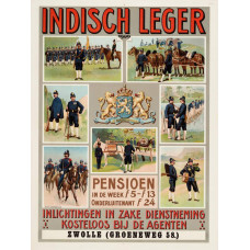 Indisch Leger rekruteringsposter - 1909