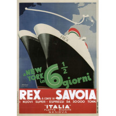 Italia Lines poster -1932