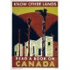 Lees een boek over Canada poster - 1935