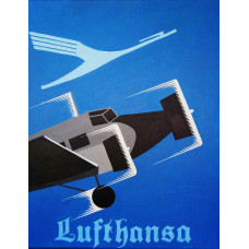 Lufthansa poster - dertiger jaren