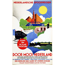NS poster "Mooi Nederland" - 1935
