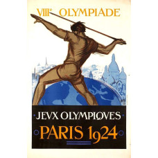 Olympische Spelen Parijs 1924 - poster A