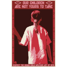 Our children - poster - rood