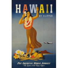 PanAm poster Hawaii - 1948