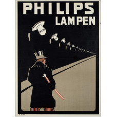 Philips lampen poster - 1909