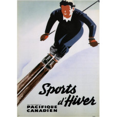 Sports d'Hiver poster - Canadian Pacific - 1940