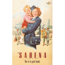 Sabena poster "You're in good hands"