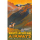 South African Airways poster - ca. 1937