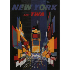 TWA poster New York - 1960