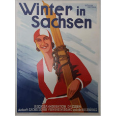 Winter in Sachsen poster