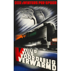 Winter op het spoor poster - 1938