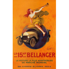 Bellanger auto's poster - 1920