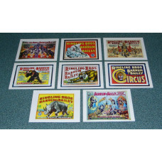 8 Circus poster kaarten - set A