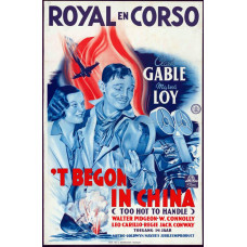 't Begon in China poster - Too hot to handle - 1938