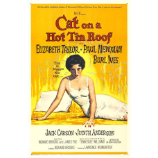 Cat on a hot tin roof - filmposter - 1958