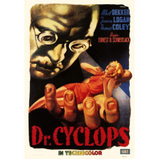 Doctor Cyclops poster - Italiaans
