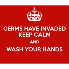 Germs have invaded poster
