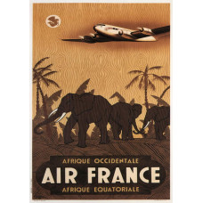 Air France poster Afrika -1948