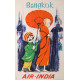 Air India poster - Bangkok - 1958