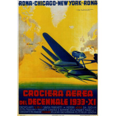 Crociera Aerea del Decennale poster - 1933