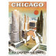 Eastern Airlines Chicago poster 