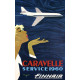 Finnair Caravelle poster - 1960