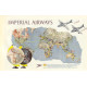 Imperial Airways -  routekaart poster, 1937