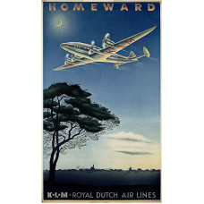 KLM poster "Homeward"
