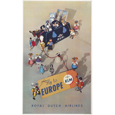 KLM poster Europe
