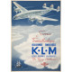 KLM poster service transatlantique - 1946