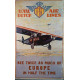 KLM poster 'See twice as much' - 1928 - versie B