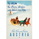 KLM poster wintersport Oostenrijk - 1947