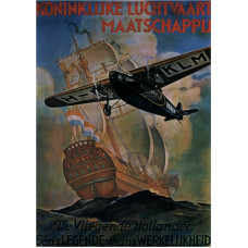 KLM poster "Vliegende Hollander" - 1929 
