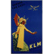 KLM poster Europa en Verre Oosten - 1950
