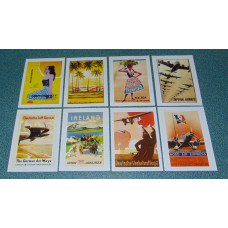 8 Luchtvaart poster kaarten - set A