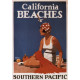 California beaches - Southern Pacific poster - 1923