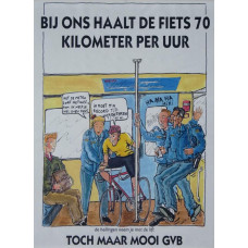 GVB poster fiets 70km per uur