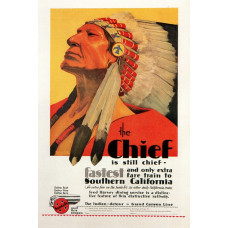 Santa Fe "Chief" poster - 1929