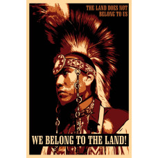 We belong to the land poster