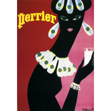 Perrier poster - model B