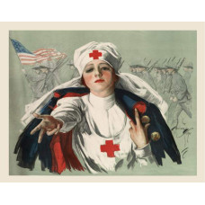 Amerikaanse Rode Kruis poster - 1e Wereldoorlog