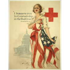 Amerikaanse Rode Kruis poster - 1918