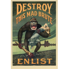 Destroy this mad brute - poster - 1917