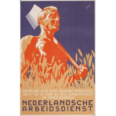 Nederlandse Arbeidsdienst poster - 1940