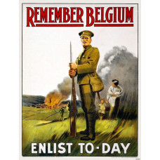 Remember Belgium - Britse poster