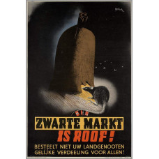 Zwarte Markt is Roof poster - 1944